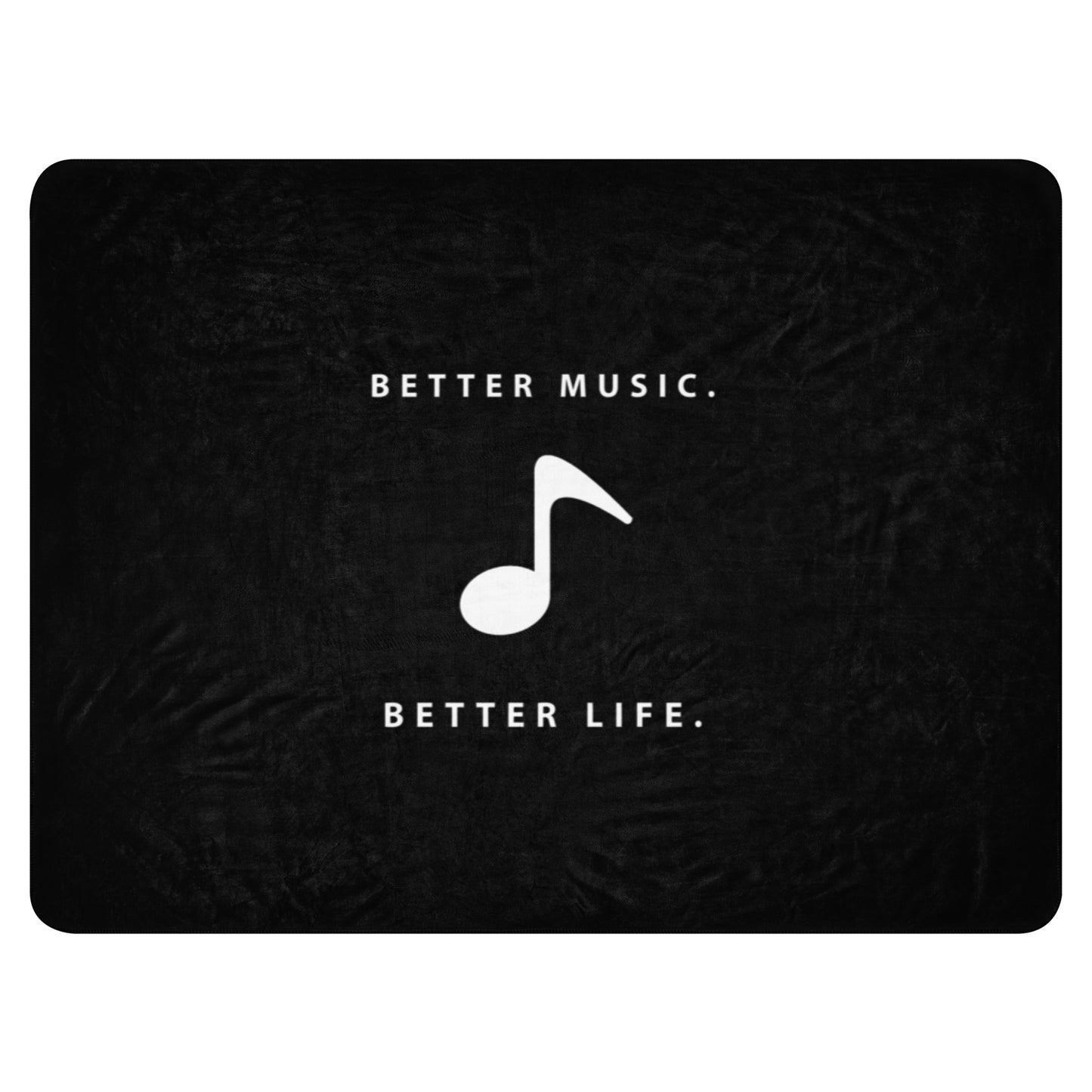 BETTER MUSIC Sherpa blanket