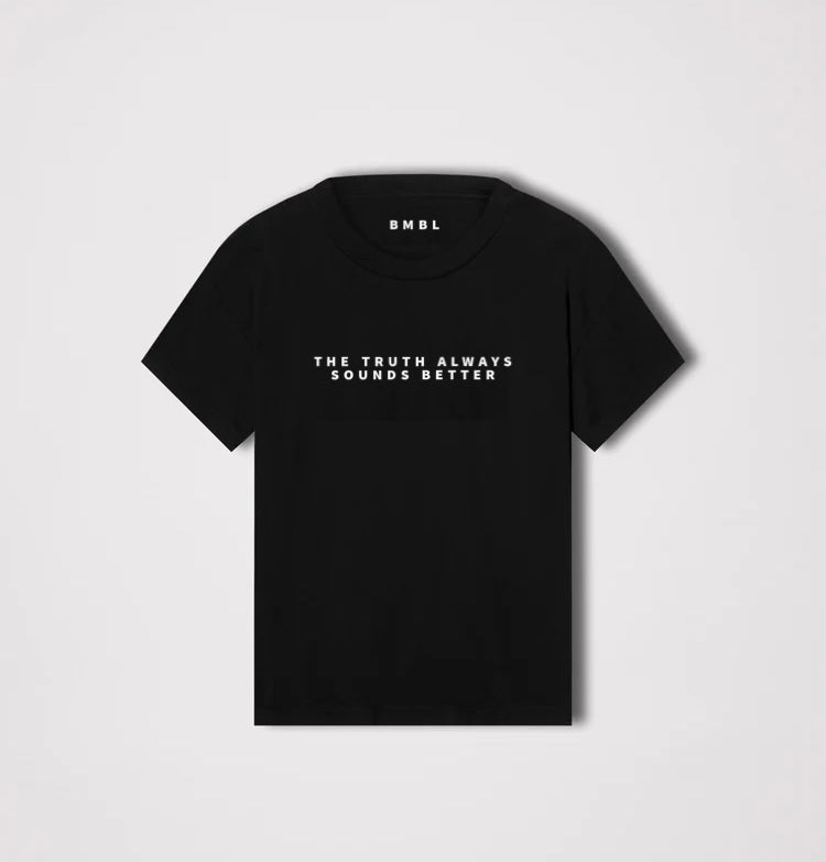 Truth Always Sounds Better Black Tee
