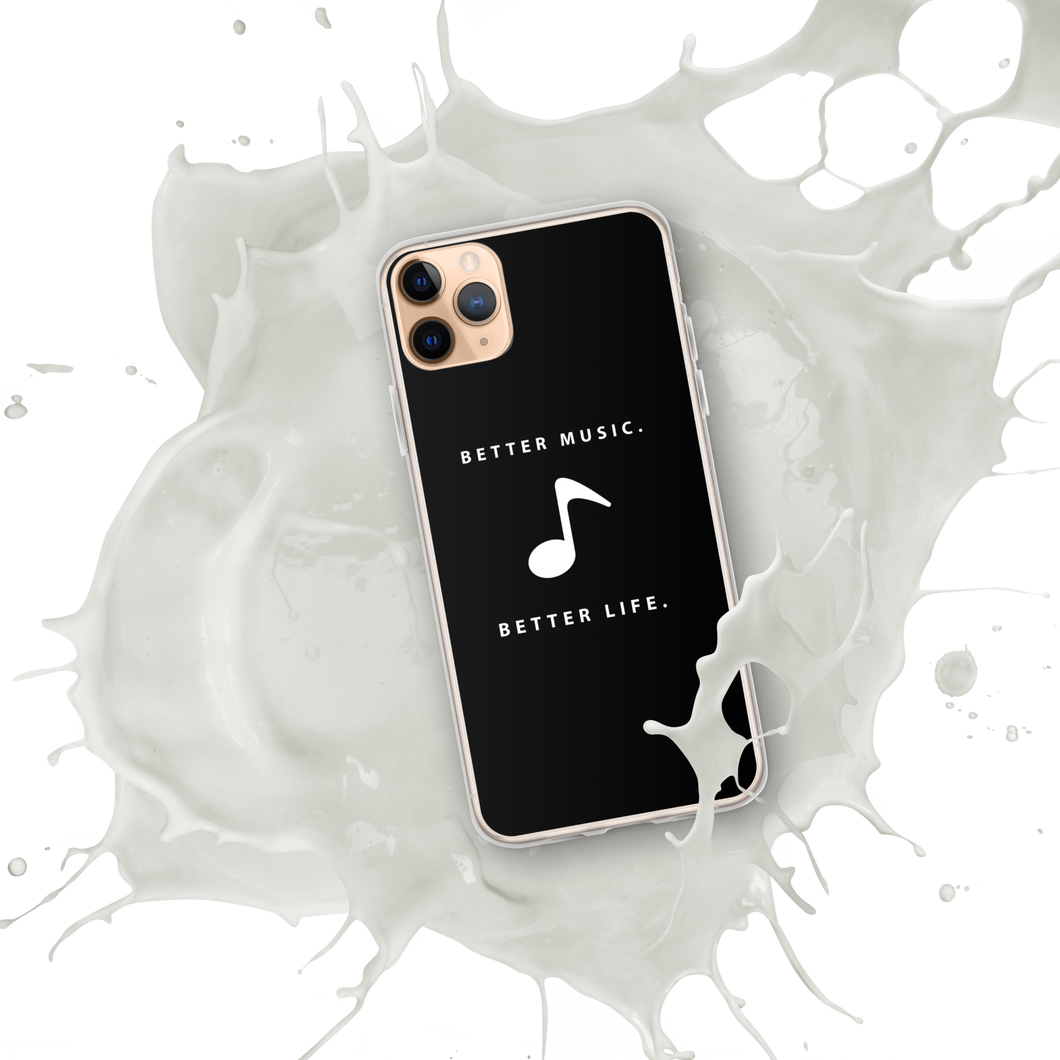 BETTER MUSIC Clear Case for iPhone®